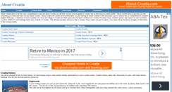 Desktop Screenshot of about-croatia.com