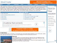 Tablet Screenshot of about-croatia.com